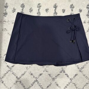 NEW with Tags. Bleu Rod Beattie. Navy Blue Women's Cover Up Skirt. Size Medium